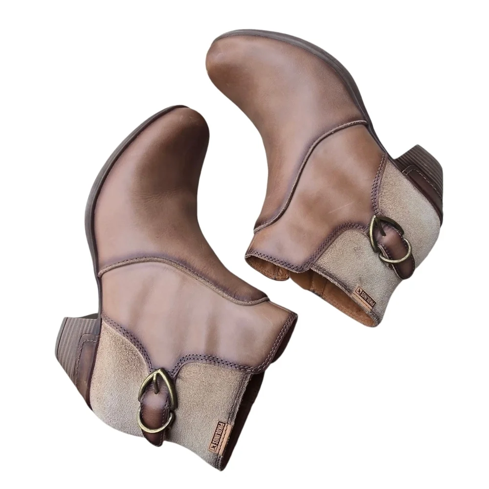 Pikolinos Rotterdam 902 Leather Booties, Size 39 - Picture 6 of 10